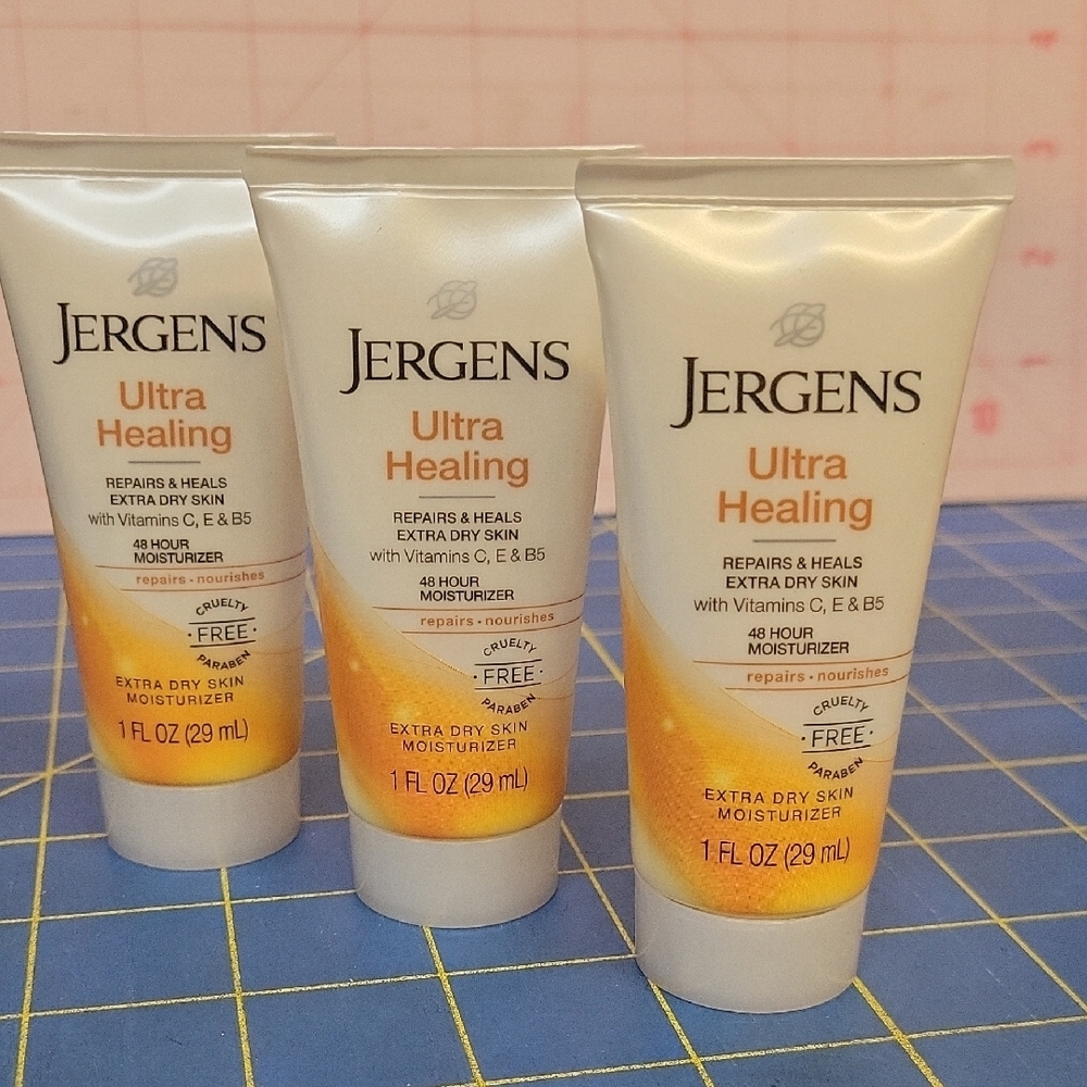 Jergens Ultra Healing Moisturizer 29ml Set of 3 Tubes New